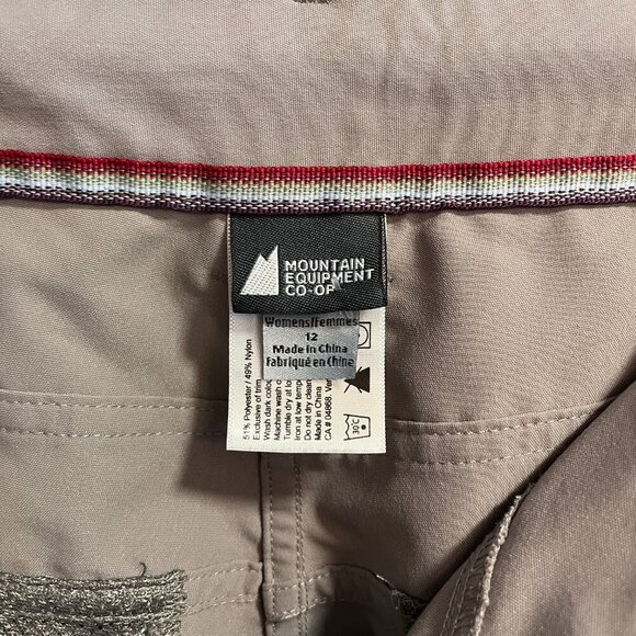 Mountain Equipment Co-Op Grey Terrena Capri Lightweight Hiking Pants Size 12 - Picture 11 of 11